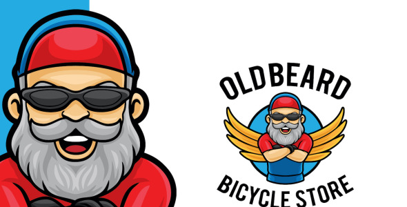 Шаблон логотипа на тему графика