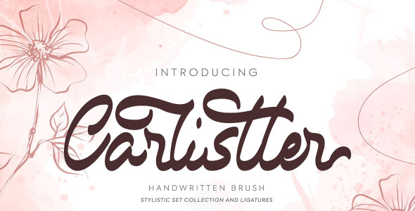 Шрифт на тему графика