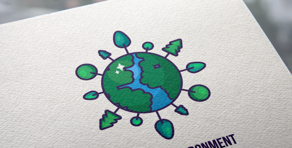 Шаблон логотипа на тему графика