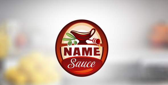 Шаблон логотипа на тему графика