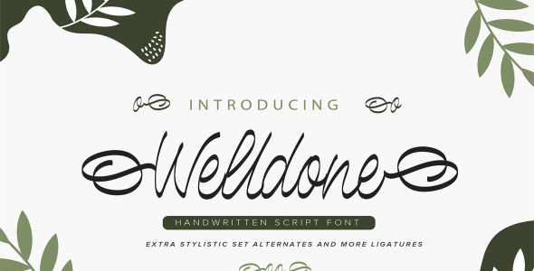 Шрифт на тему графика