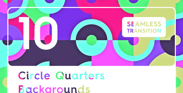 Download 10 Circle Quarters Background - Background на тему графика