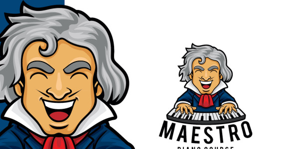 Шаблон логотипа на тему графика