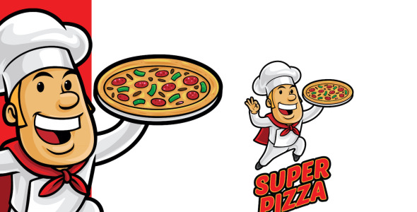 Шаблон логотипа на тему графика