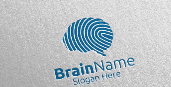 Шаблон логотипа на тему графика