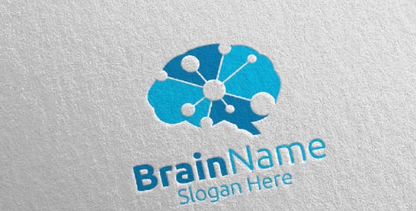 Шаблон логотипа на тему графика