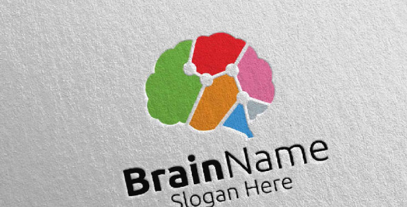 Шаблон логотипа на тему графика