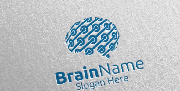 Шаблон логотипа на тему графика