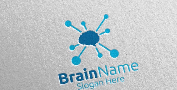 Шаблон логотипа на тему графика