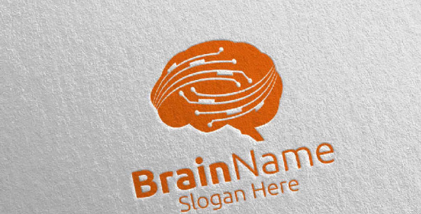 Шаблон логотипа на тему графика