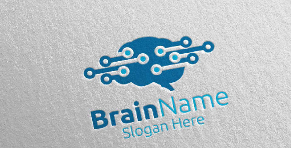 Шаблон логотипа на тему графика