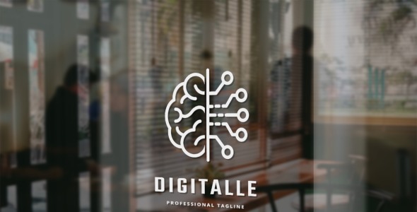 Шаблон логотипа на тему графика