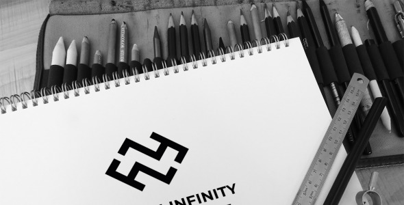 Шаблон логотипа на тему графика