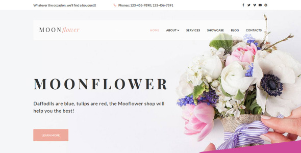 цветочный бутик moto cms 3 шаблон