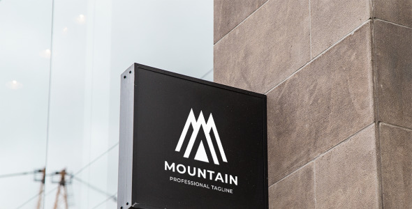 Шаблон логотипа на тему графика