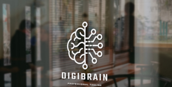 Шаблон логотипа на тему графика