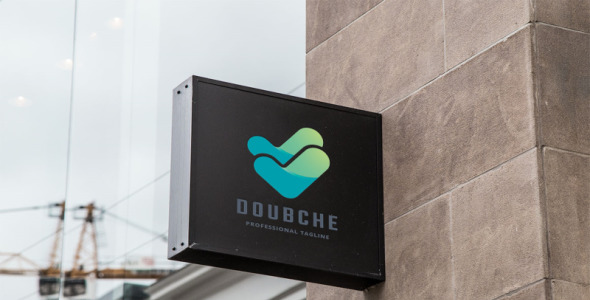 Шаблон логотипа на тему графика