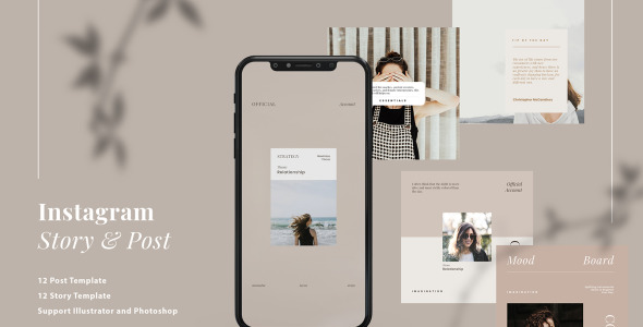Шаблон для соцсетей на тему графика