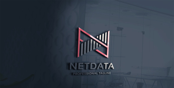 Шаблон логотипа на тему графика