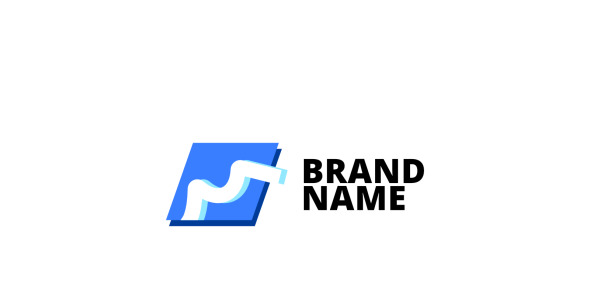 Шаблон логотипа на тему графика