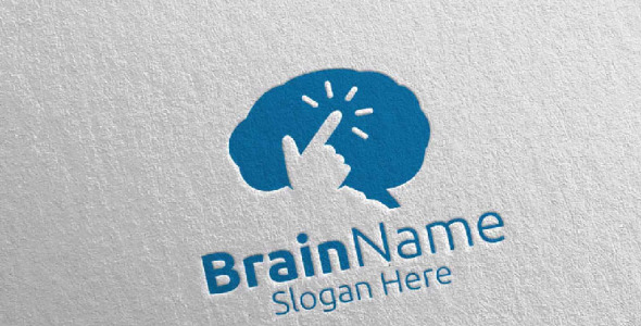 Шаблон логотипа на тему графика