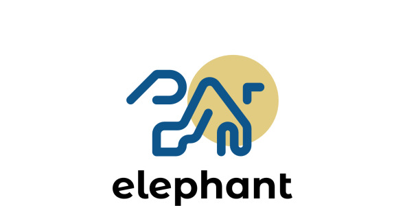 Шаблон логотипа на тему графика