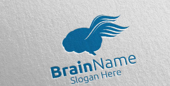 Шаблон логотипа на тему графика