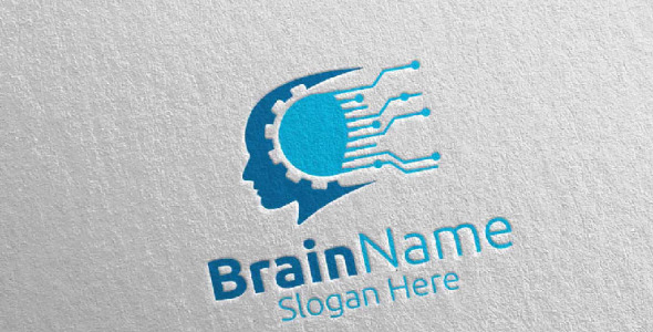 Шаблон логотипа на тему графика