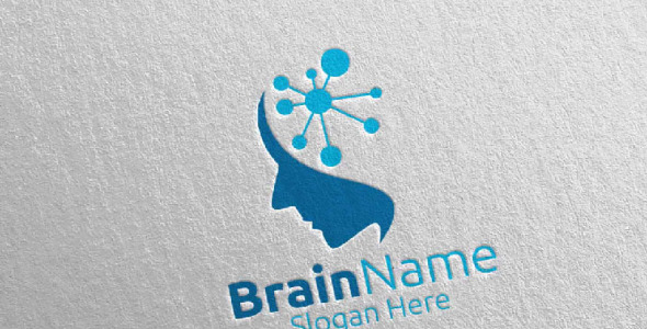 Шаблон логотипа на тему графика