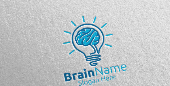 Шаблон логотипа на тему графика