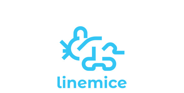 Шаблон логотипа на тему графика