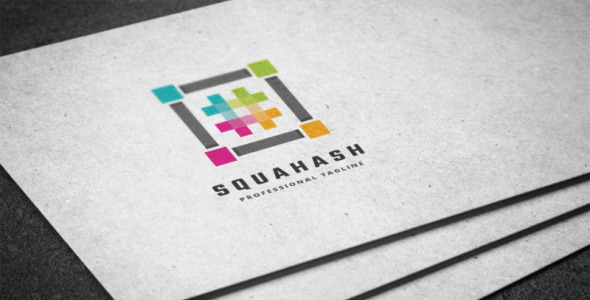 Шаблон логотипа на тему графика