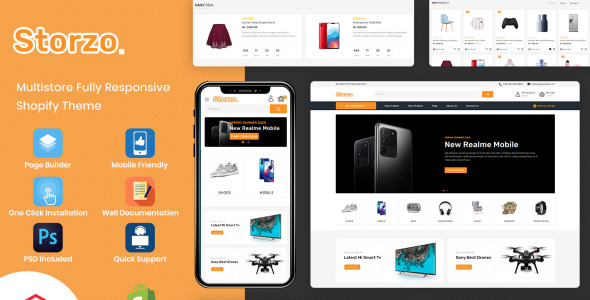 универсальная электронная коммерция shopify тема