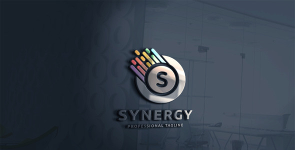 Шаблон логотипа на тему графика