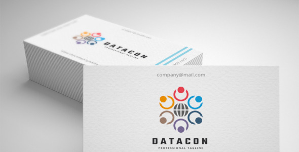 Шаблон логотипа на тему графика