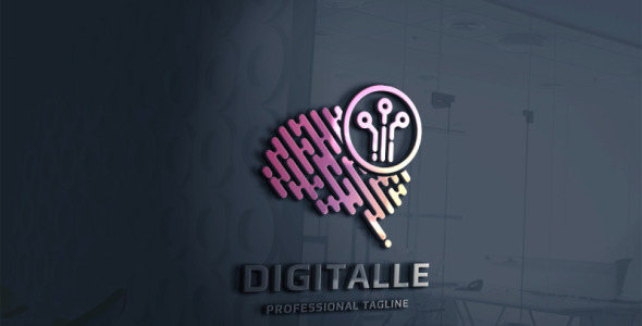 Шаблон логотипа на тему графика