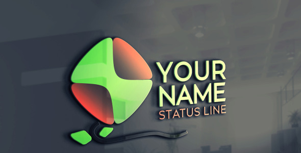 Шаблон логотипа на тему графика