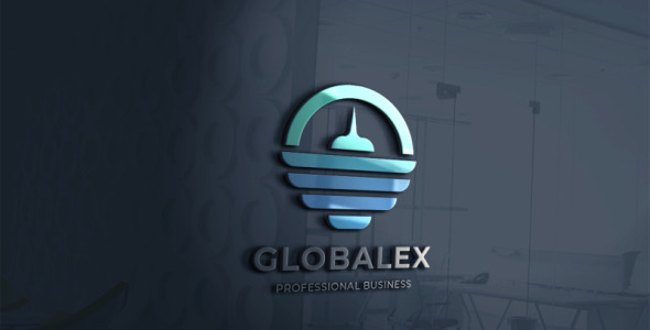 Шаблон логотипа на тему графика