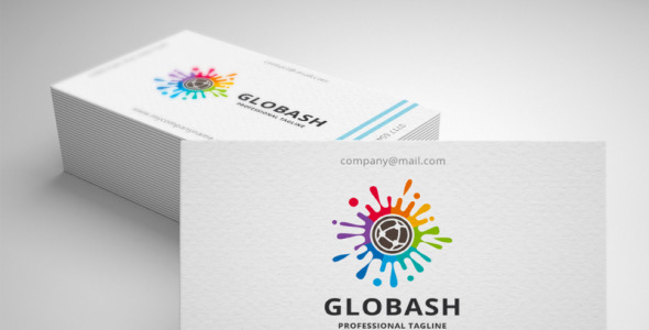 Шаблон логотипа на тему графика