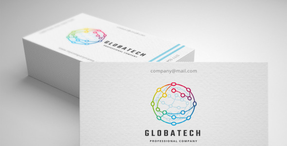 Шаблон логотипа на тему графика