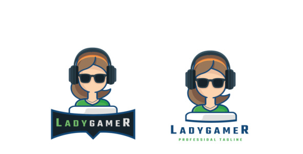 Шаблон логотипа на тему графика