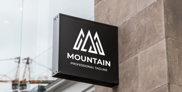 Шаблон логотипа на тему графика