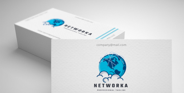 Шаблон логотипа на тему графика