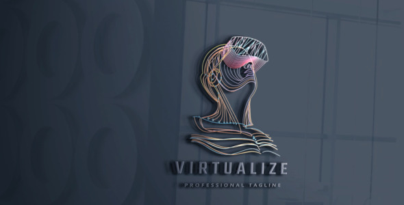 Шаблон логотипа на тему графика