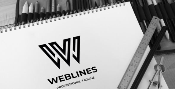 Шаблон логотипа на тему графика