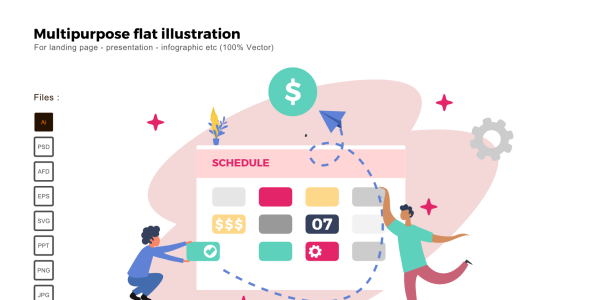 Vector на тему графика