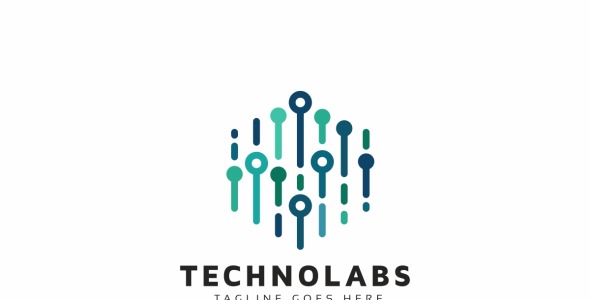 Шаблон логотипа на тему графика