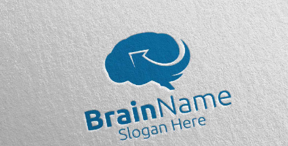 Шаблон логотипа на тему графика