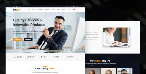 бизнес-консалтинг joomla шаблон