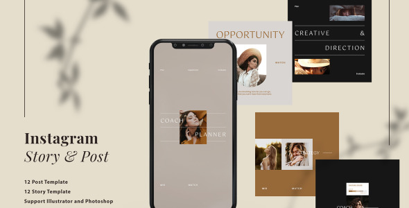 Шаблон для соцсетей на тему графика